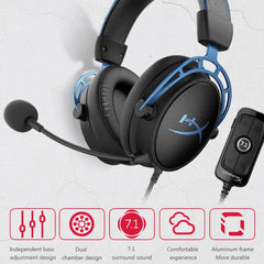 HyperX Alpha S 7.1 Surround Sound Gaming Headphone with Microphone