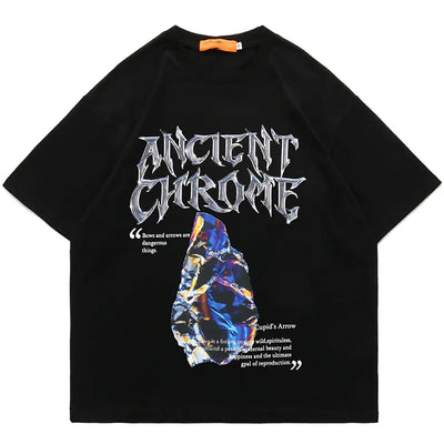 Ancient Chrome Graphic Printed T-shirt