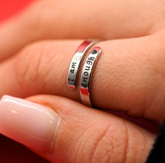 I Am Enough - Adjustable Ring - Support NAMI