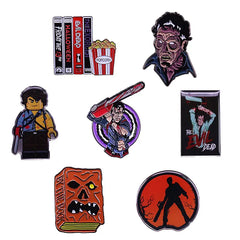 Horror Movie Theme Badges