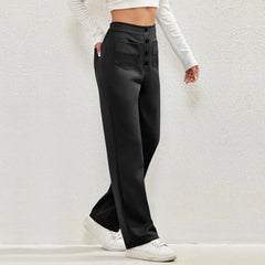 Women's High- Waisted Casual Pants