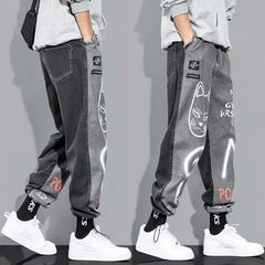 Korean Hip Hop Men's Jeans