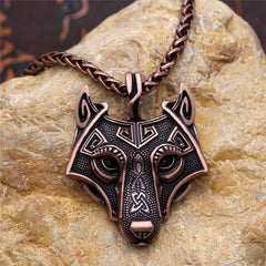 Viking Berserker Wolf Necklace