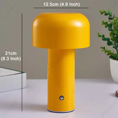 Mushroom Table Lamp USB Rechargeable