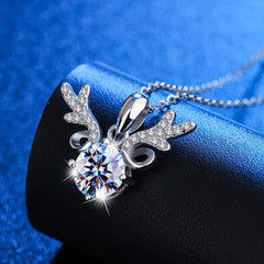 Stunning Moissanite Pendant Necklace