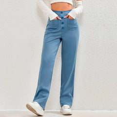 Women's High- Waisted Casual Pants