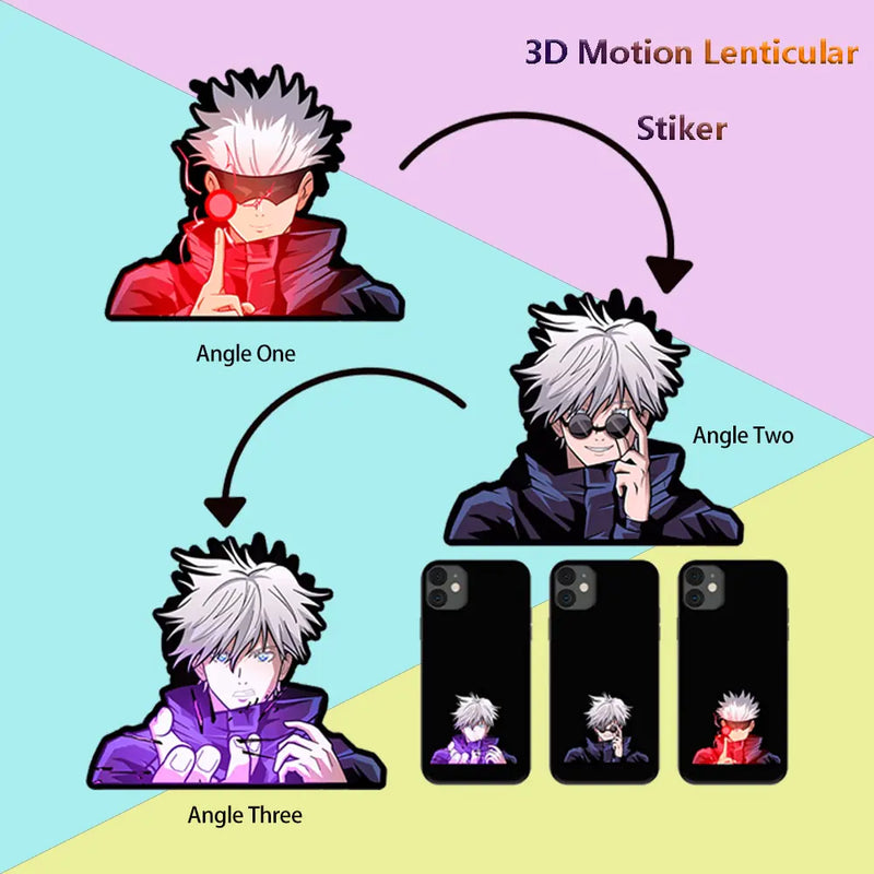 Gojo Mini 3D Motion/Moving Anime Stickers