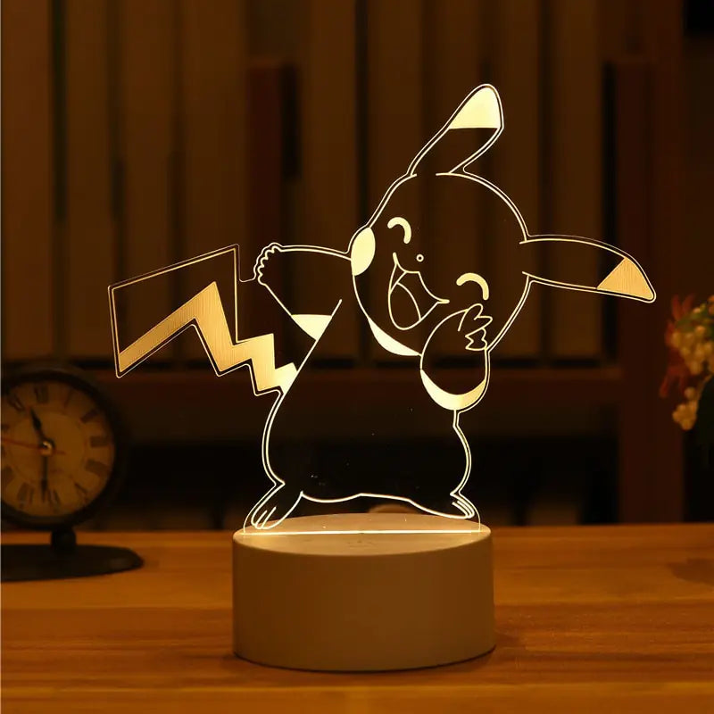 3D Led Night Light feat. Pikachu and more...