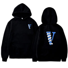 White Snake Big V Casual Hoodies