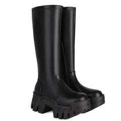 Punk Style Thick Bottom Height Increasing Boots