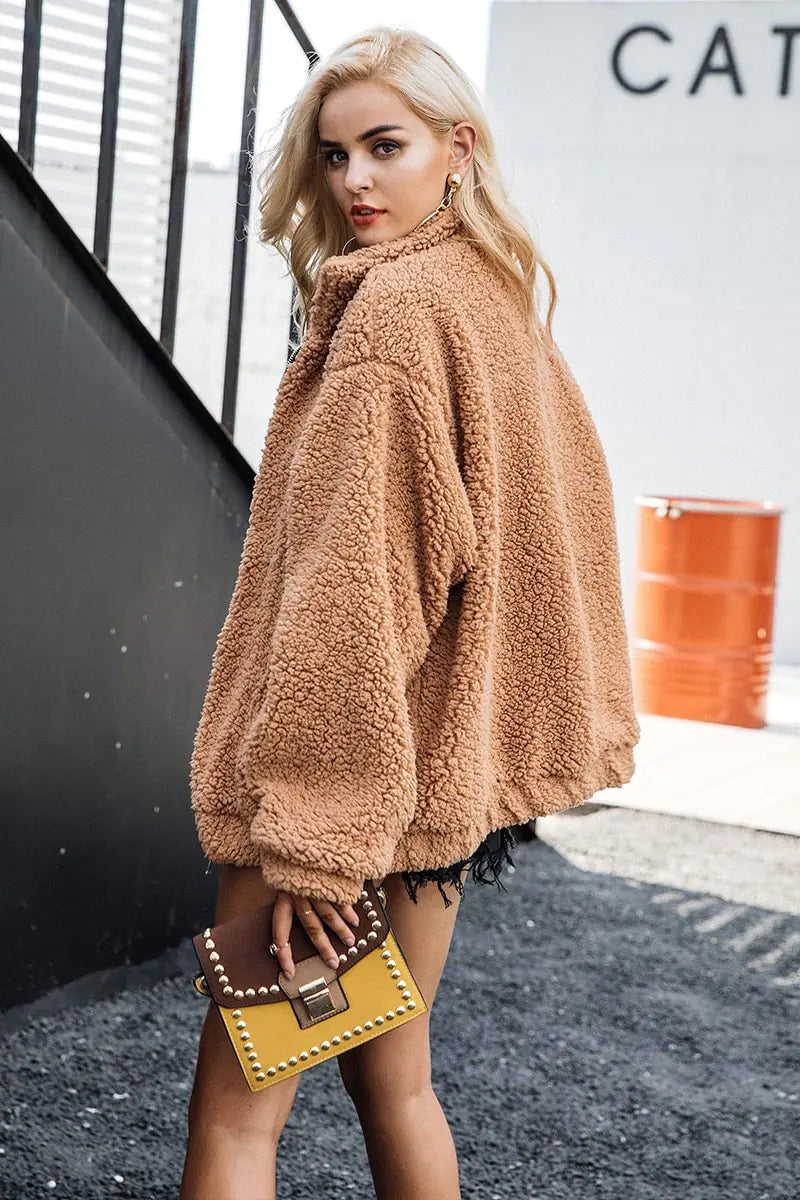 Jayde Oversized Faux Fur Coat