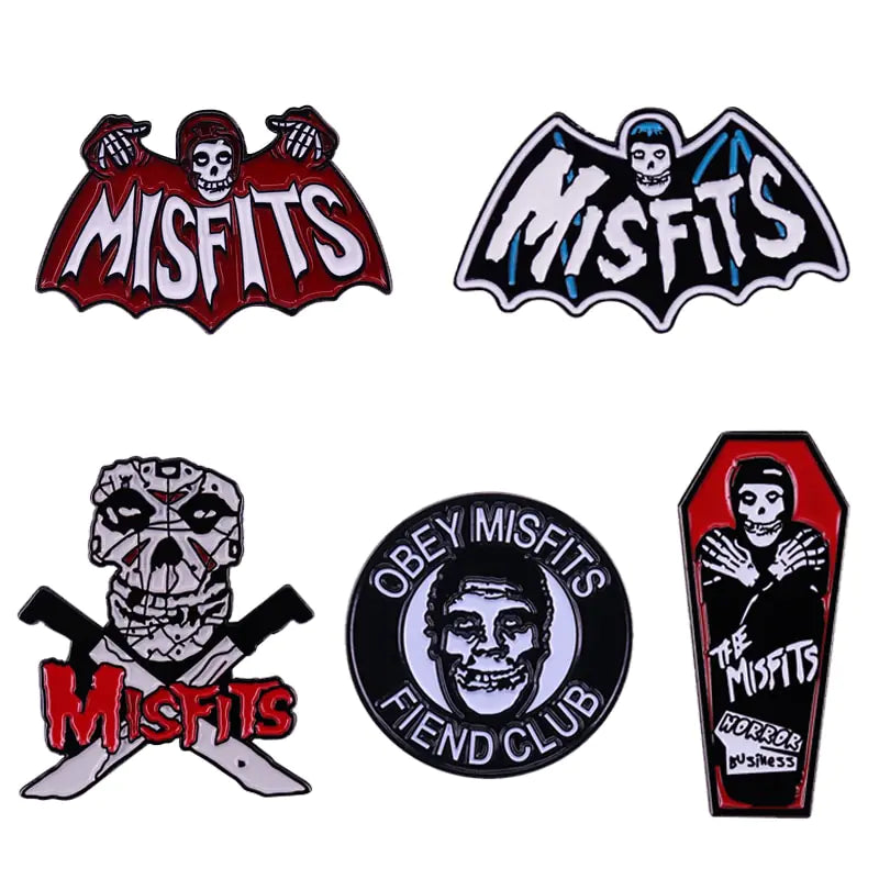 Misfits Brooch Lapel Pins