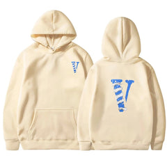 White Snake Big V Casual Hoodies