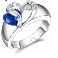 Dazzling Heart Stone Ring