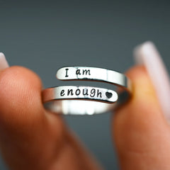 I Am Enough - Adjustable Ring - Support NAMI