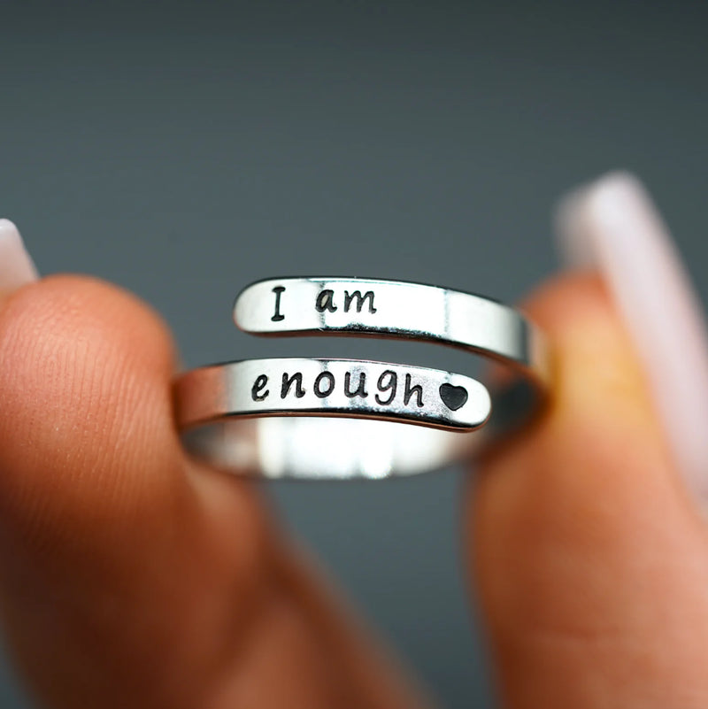 I Am Enough - Adjustable Ring - Support NAMI