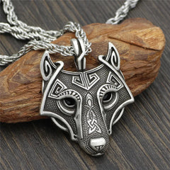 Viking Berserker Wolf Necklace