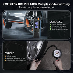 Power Tire Inflator - Portable USB Rechargeable