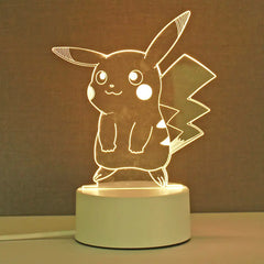 3D Led Night Light feat. Pikachu and more...